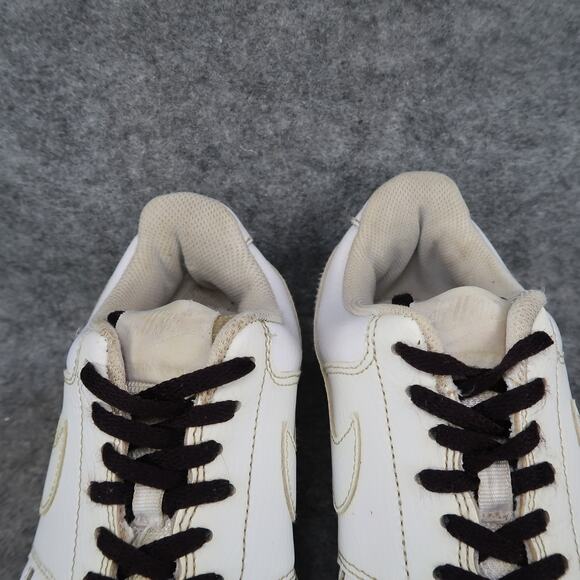 Nike Shoes Womens 8 Sneakers Court Vision Low Basketball Trainers Leather White - Picture 3 of 12